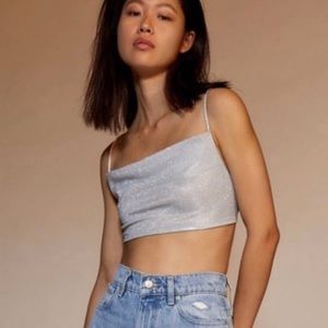 Urban Outfitters Sparkly crop top